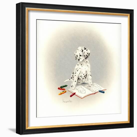 Dot to Dot-Peggy Harris-Framed Giclee Print