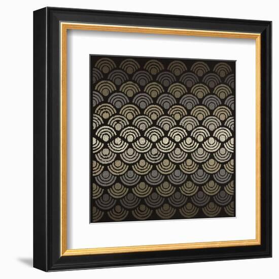 Dot Waves-Susan Clickner-Framed Giclee Print