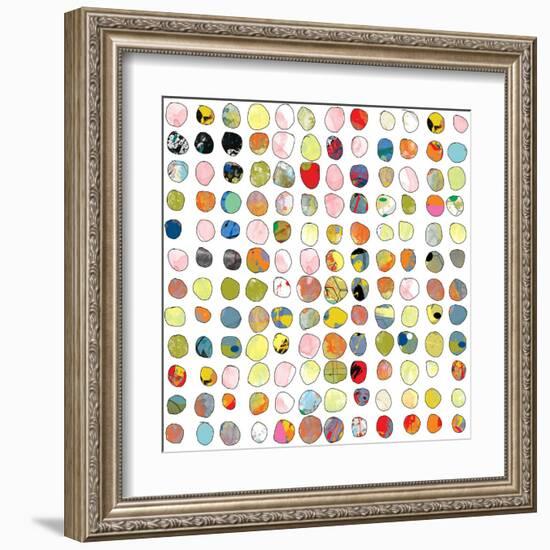 Dot world Two-Jan Weiss-Framed Art Print