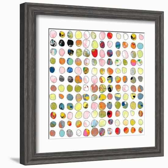 Dot world Two-Jan Weiss-Framed Art Print