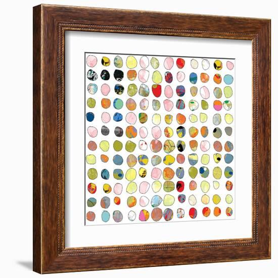 Dot world Two-Jan Weiss-Framed Art Print