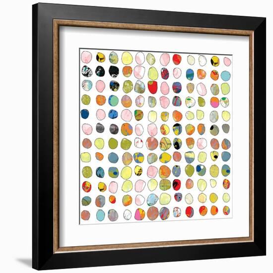 Dot world Two-Jan Weiss-Framed Art Print