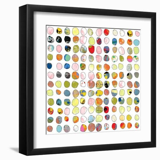 Dot world Two-Jan Weiss-Framed Art Print