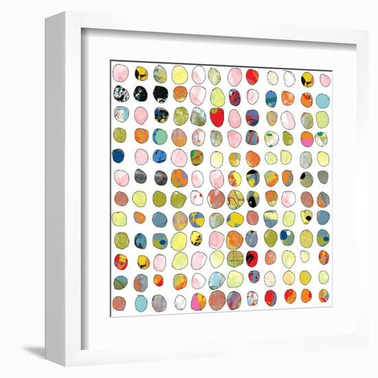 Dot world Two-Jan Weiss-Framed Art Print