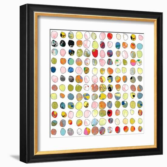 Dot world Two-Jan Weiss-Framed Art Print