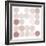 Dots II Square I Blush-Michael Mullan-Framed Art Print