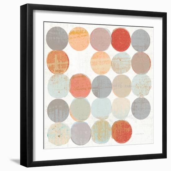 Dots II Square I-Michael Mullan-Framed Art Print