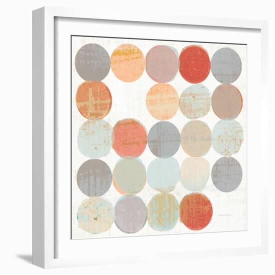 Dots II Square I-Michael Mullan-Framed Art Print