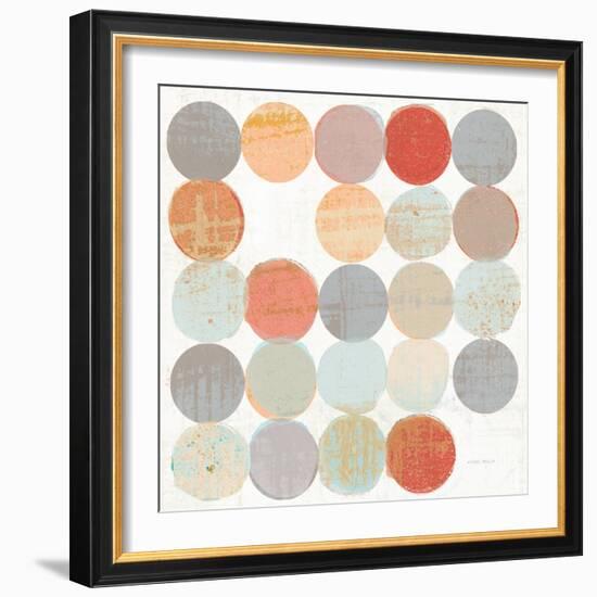 Dots II Square I-Michael Mullan-Framed Art Print