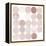 Dots II Square II Blush-Michael Mullan-Framed Stretched Canvas