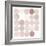 Dots II Square II Blush-Michael Mullan-Framed Art Print