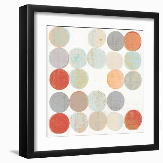 Dots II Square II-Michael Mullan-Framed Art Print