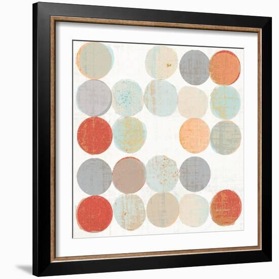 Dots II Square II-Michael Mullan-Framed Art Print