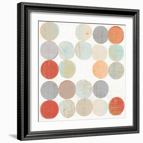 Dots II Square II-Michael Mullan-Framed Art Print