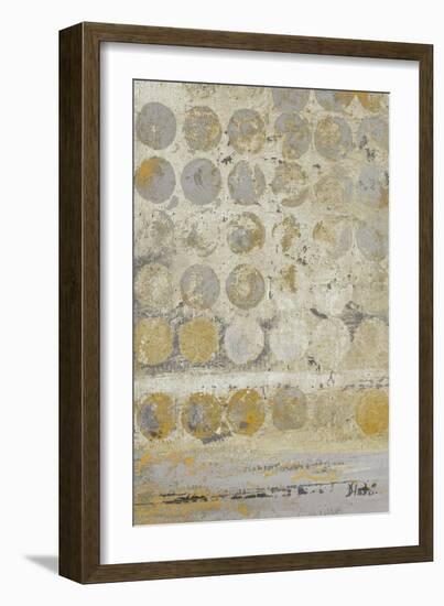 Dots on Gold I-Patricia Pinto-Framed Art Print