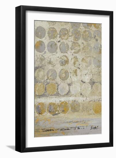 Dots on Gold I-Patricia Pinto-Framed Art Print