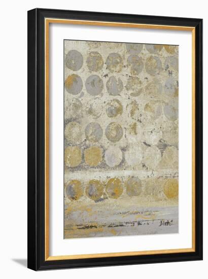 Dots on Gold I-Patricia Pinto-Framed Art Print