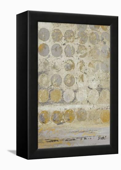 Dots on Gold I-Patricia Pinto-Framed Stretched Canvas
