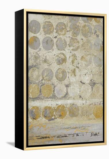 Dots on Gold I-Patricia Pinto-Framed Stretched Canvas