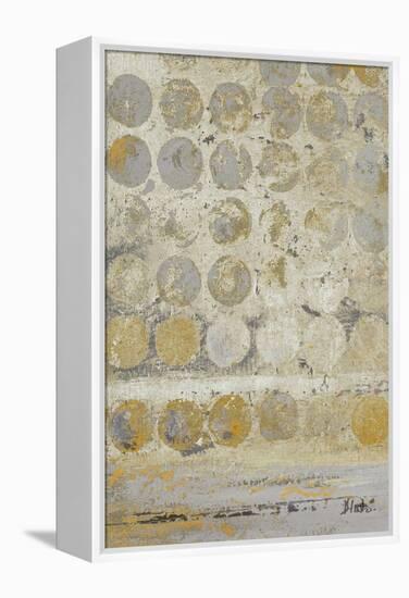 Dots on Gold I-Patricia Pinto-Framed Stretched Canvas