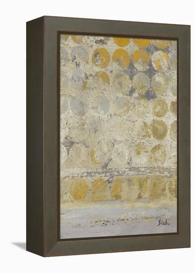 Dots on Gold II-Patricia Pinto-Framed Stretched Canvas