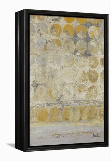 Dots on Gold II-Patricia Pinto-Framed Stretched Canvas