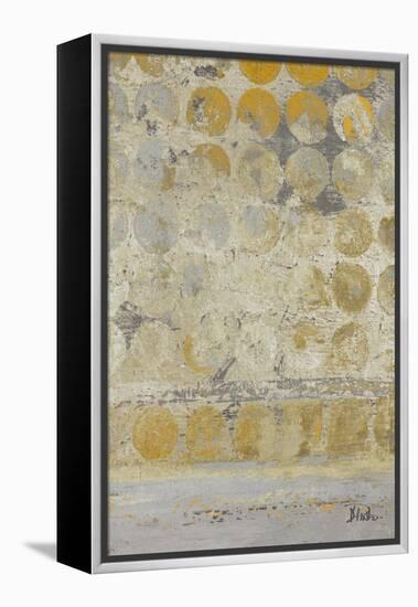 Dots on Gold II-Patricia Pinto-Framed Stretched Canvas