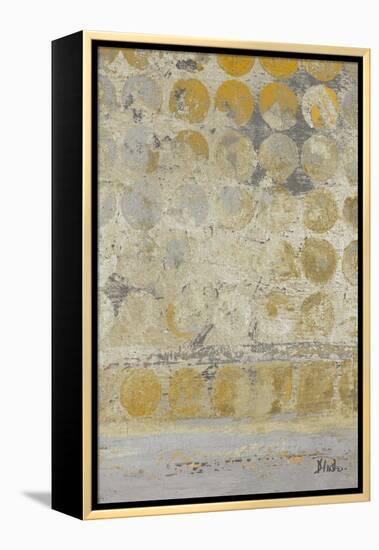 Dots on Gold II-Patricia Pinto-Framed Stretched Canvas