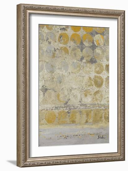 Dots on Gold II-Patricia Pinto-Framed Art Print