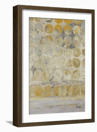 Dots on Gold II-Patricia Pinto-Framed Art Print