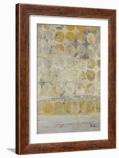 Dots on Gold II-Patricia Pinto-Framed Art Print