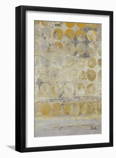 Dots on Gold II-Patricia Pinto-Framed Art Print