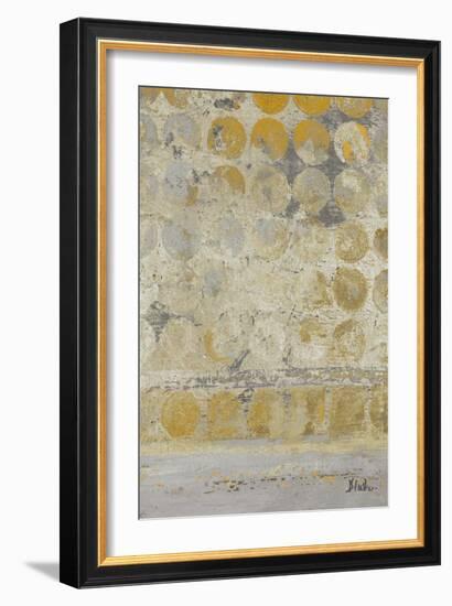 Dots on Gold II-Patricia Pinto-Framed Art Print