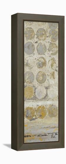 Dots on Gold Panel I-Patricia Pinto-Framed Stretched Canvas
