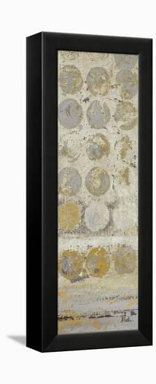 Dots on Gold Panel I-Patricia Pinto-Framed Stretched Canvas