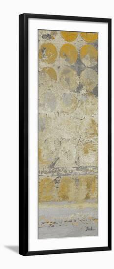 Dots on Gold Panel II-Patricia Pinto-Framed Art Print