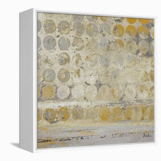 Dots on Gold-Patricia Pinto-Framed Stretched Canvas