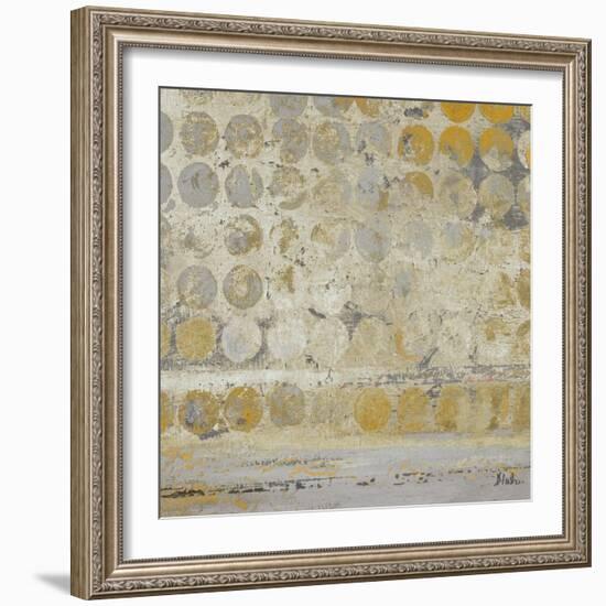 Dots on Gold-Patricia Pinto-Framed Art Print