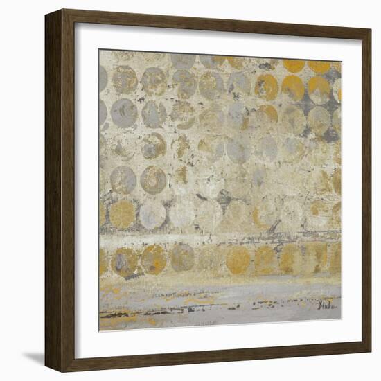 Dots on Gold-Patricia Pinto-Framed Art Print