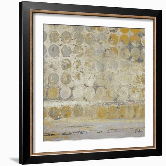 Dots on Gold-Patricia Pinto-Framed Art Print