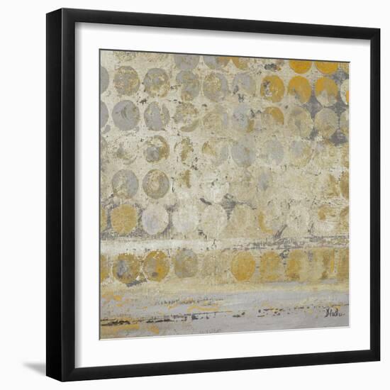 Dots on Gold-Patricia Pinto-Framed Art Print