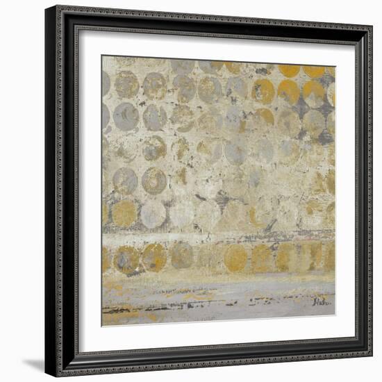 Dots on Gold-Patricia Pinto-Framed Art Print