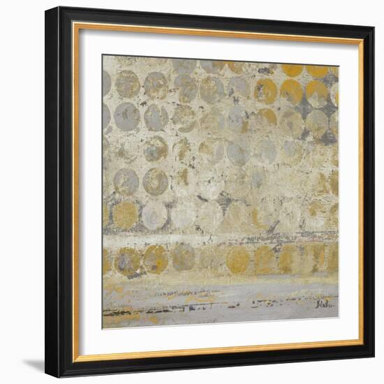 Dots on Gold-Patricia Pinto-Framed Art Print