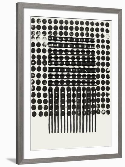 Dots & Stripes, 2017-Angelika Beuler-Framed Premium Giclee Print