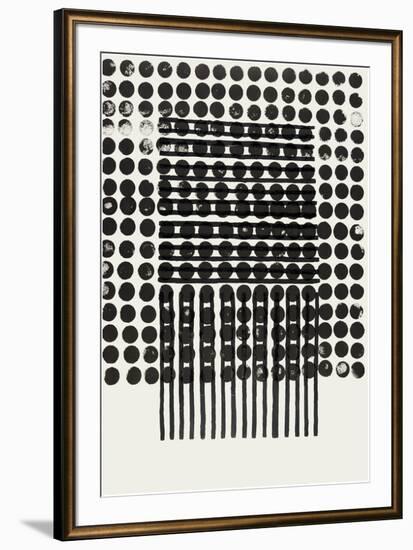Dots & Stripes, 2017-Angelika Beuler-Framed Premium Giclee Print