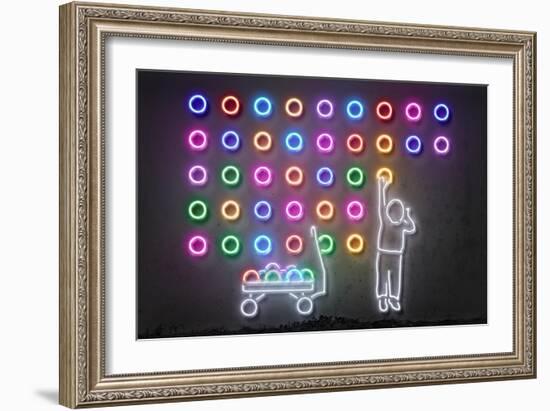 Dots-Octavian Mielu-Framed Art Print