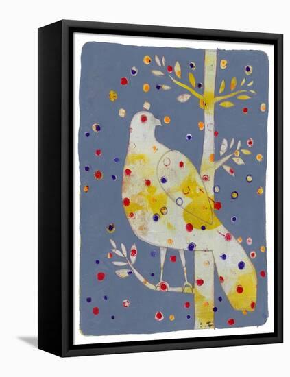 Dotted Bird-Maria Pietri Lalor-Framed Premier Image Canvas