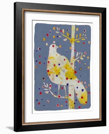 Dotted Bird-Maria Pietri Lalor-Framed Giclee Print