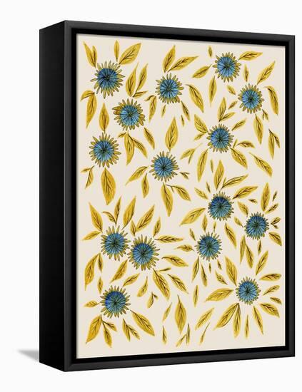 Dotted Florals-Cody Alice Moore-Framed Stretched Canvas