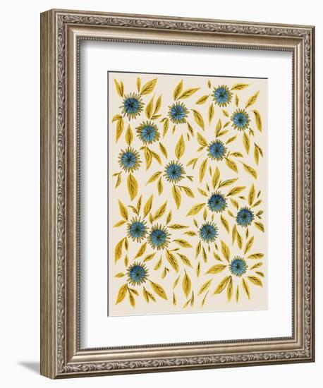 Dotted Florals-Cody Alice Moore-Framed Art Print